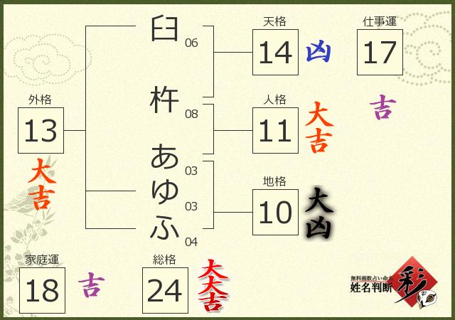 診断結果画像