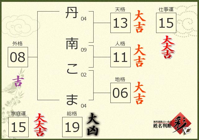 診断結果画像