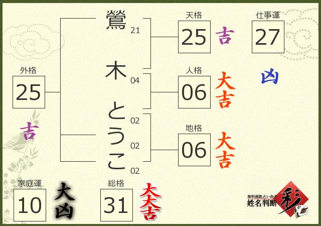 診断結果画像