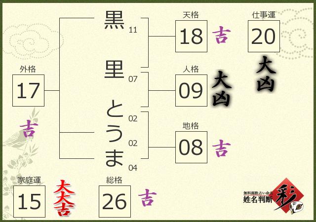 診断結果画像