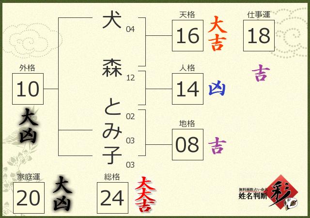 診断結果画像