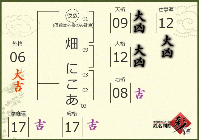 診断結果画像
