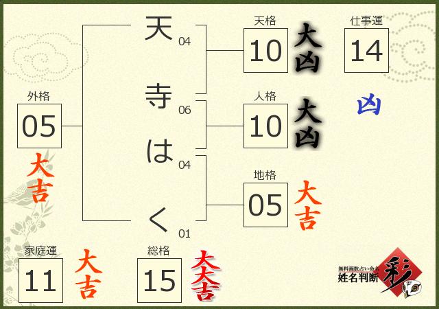 診断結果画像