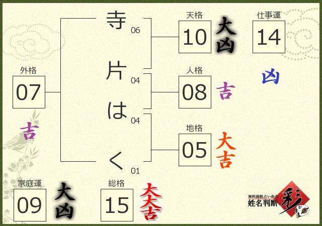 診断結果画像