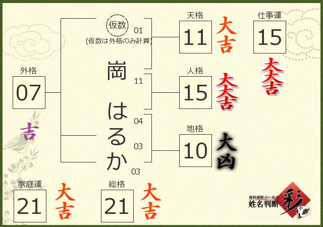 診断結果画像