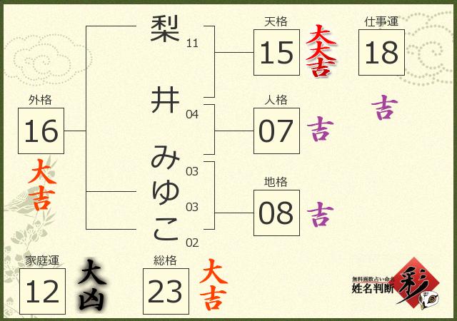 診断結果画像