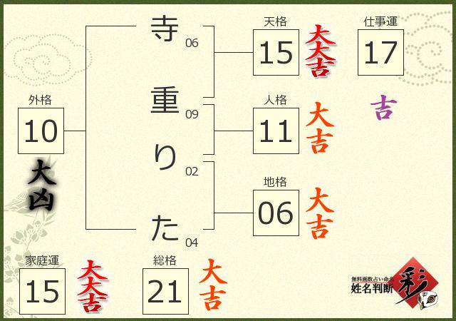 診断結果画像