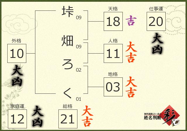 診断結果画像