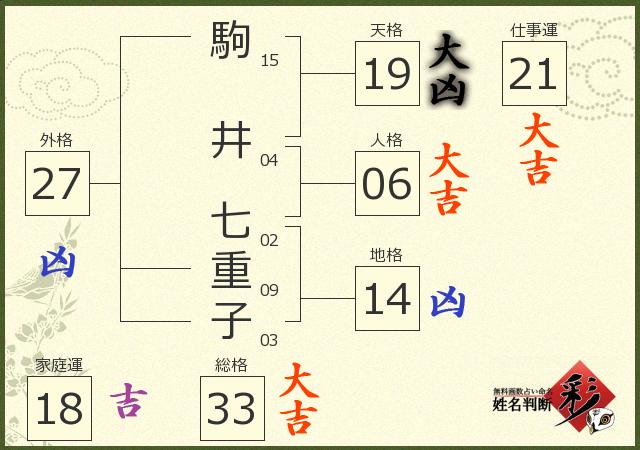 診断結果画像