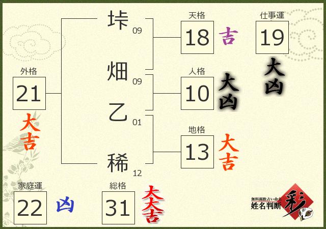 診断結果画像