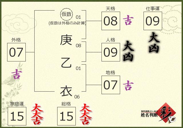 診断結果画像