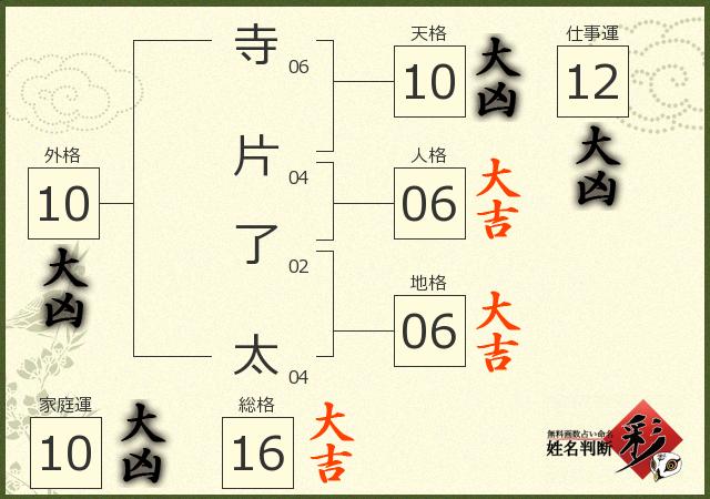 診断結果画像
