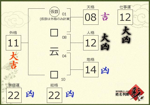 診断結果画像