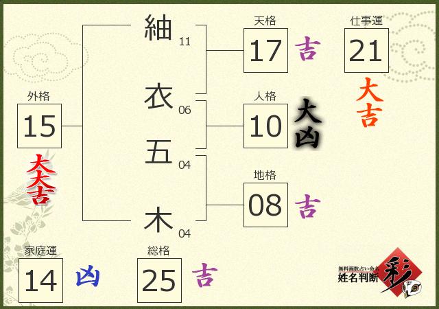 診断結果画像