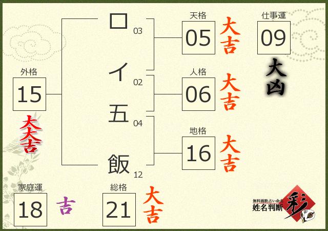 診断結果画像
