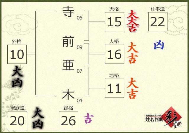 診断結果画像