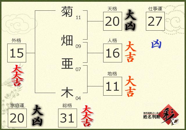 診断結果画像