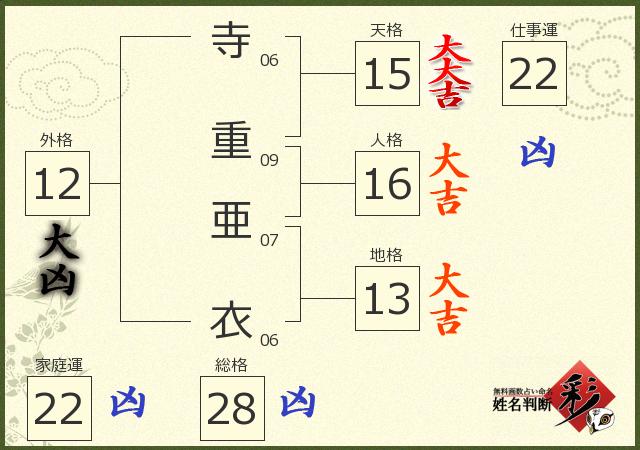 診断結果画像
