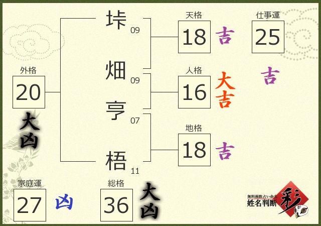 診断結果画像