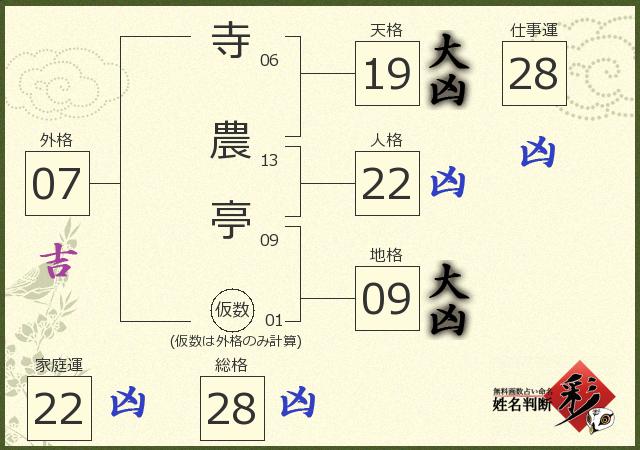 診断結果画像