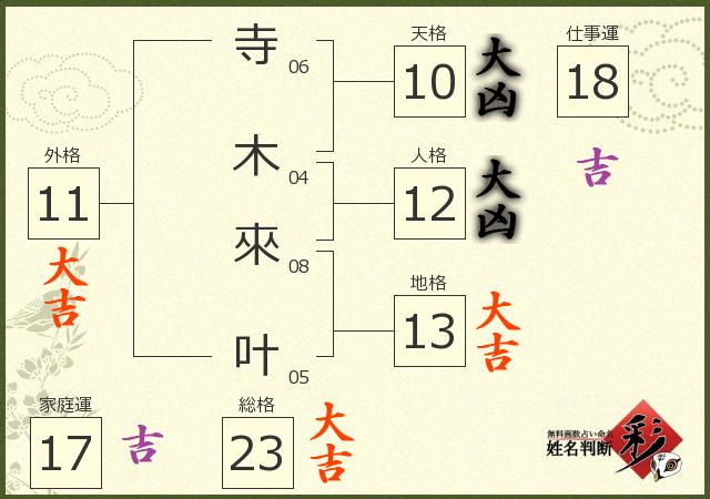 診断結果画像