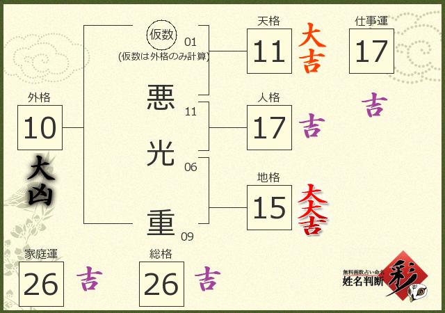 診断結果画像