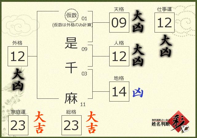 診断結果画像