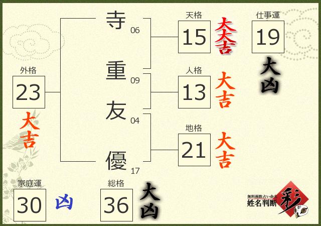 診断結果画像