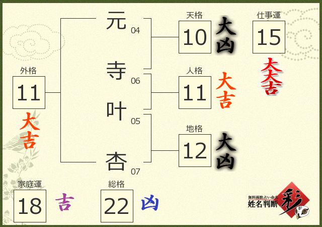 診断結果画像