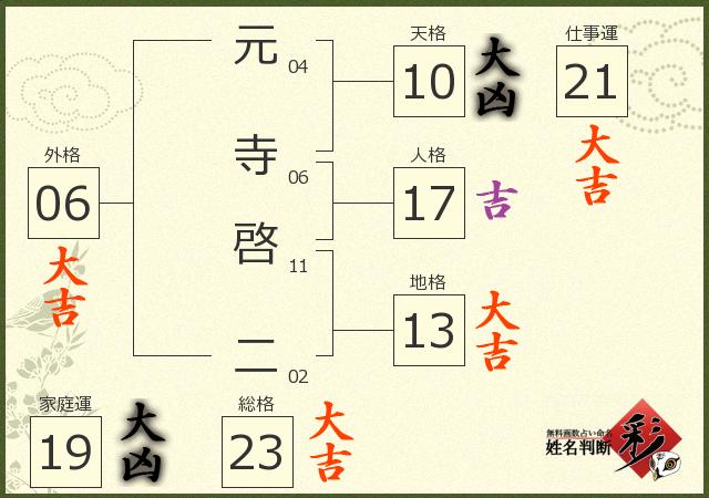 診断結果画像