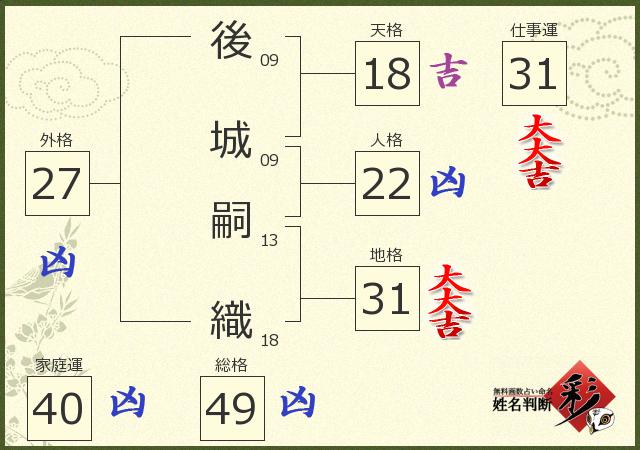 診断結果画像