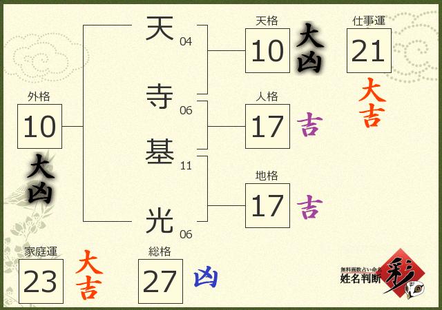 診断結果画像