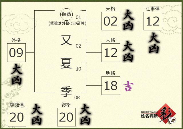 診断結果画像
