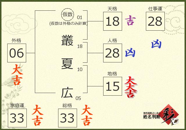 診断結果画像