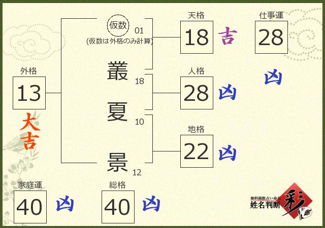 診断結果画像