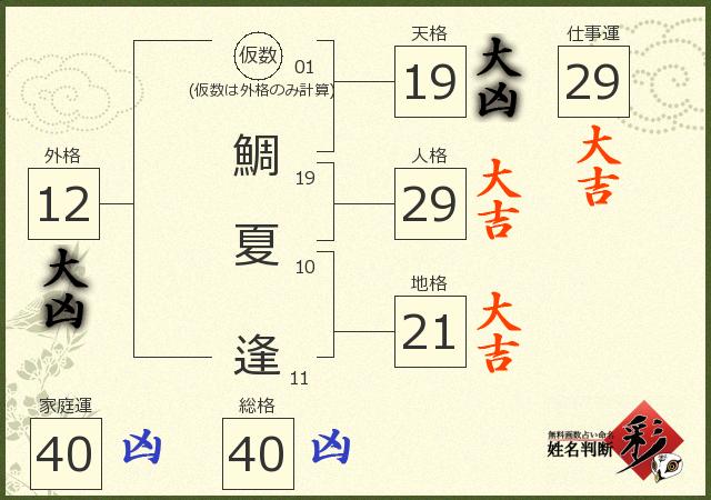 診断結果画像