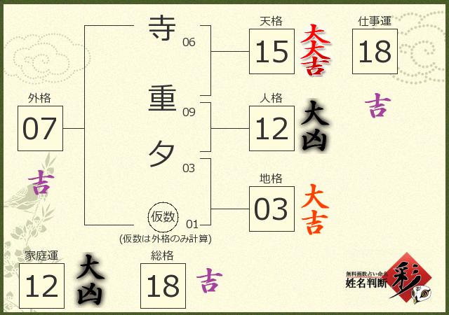 診断結果画像