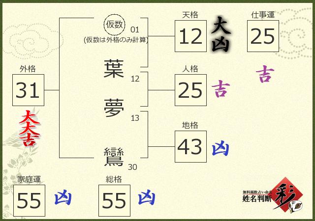 診断結果画像