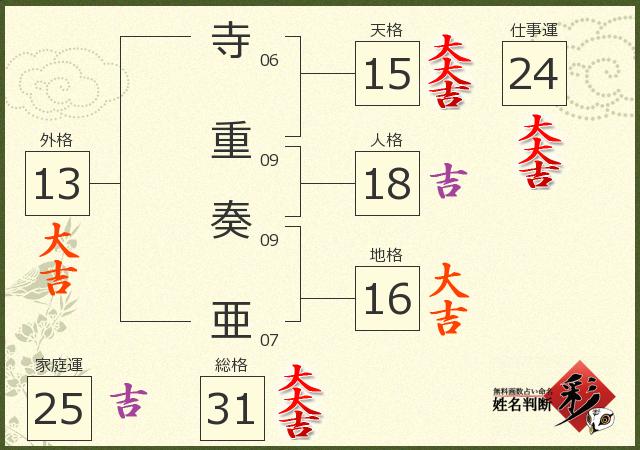診断結果画像
