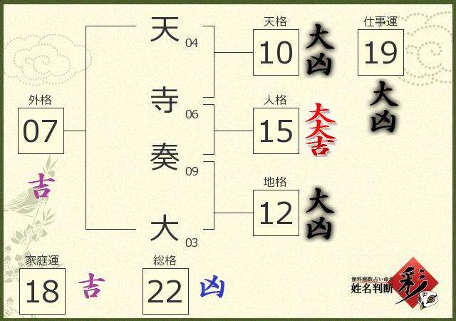 診断結果画像
