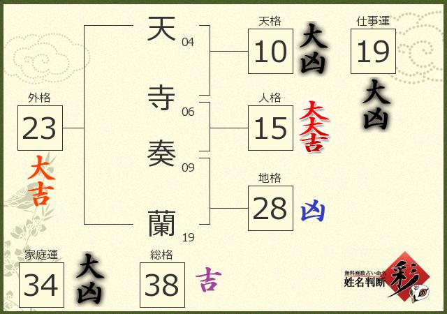 診断結果画像