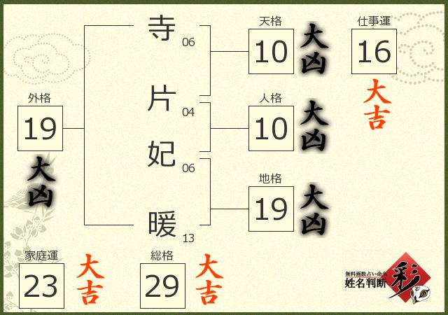 診断結果画像