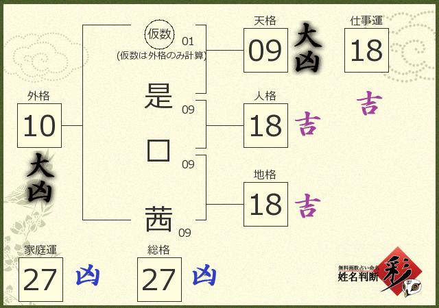 診断結果画像