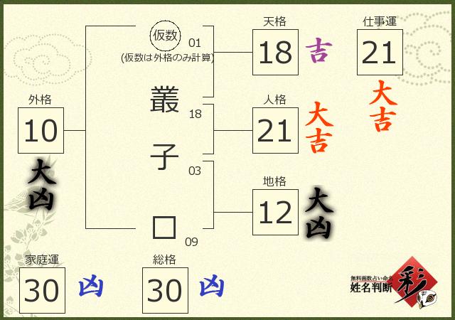 診断結果画像