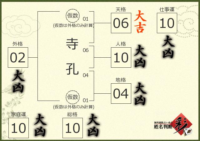 診断結果画像
