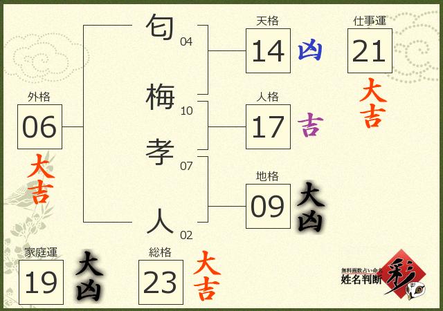 診断結果画像