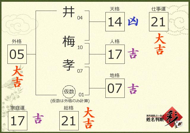 診断結果画像
