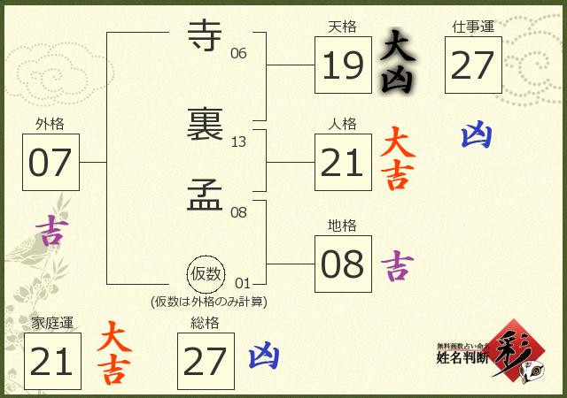 診断結果画像