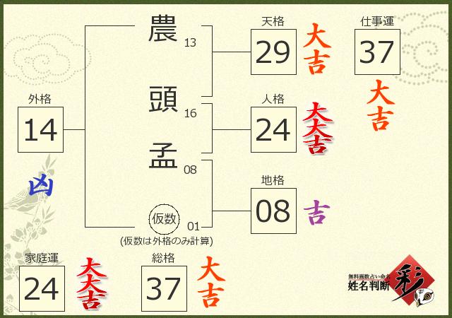 診断結果画像