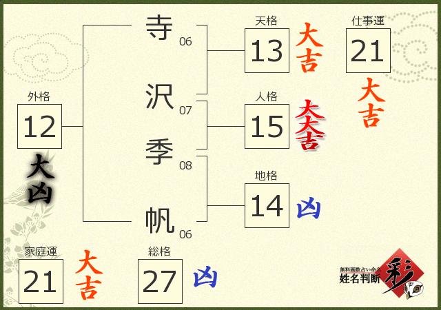 診断結果画像